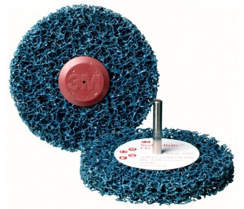 3M Clean & Strip Disc – Blue, Roloc professional product photo ready to upload to shopify