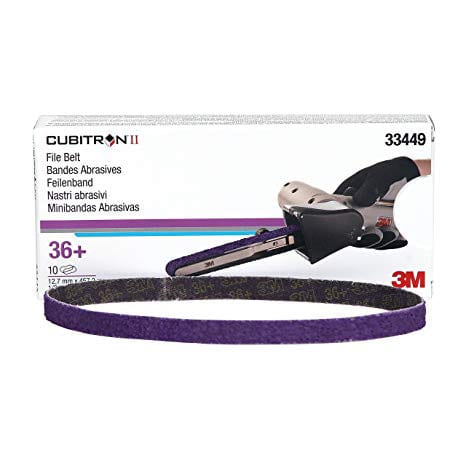 3M Cubitron II P36 Abrasive Belts 20mm x 520mm professional product photo ready to upload to shopify