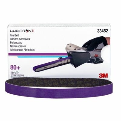 3M Cubitron II P80 Abrasive Belts 20mm x 520mm professional product photo ready to upload to shopify