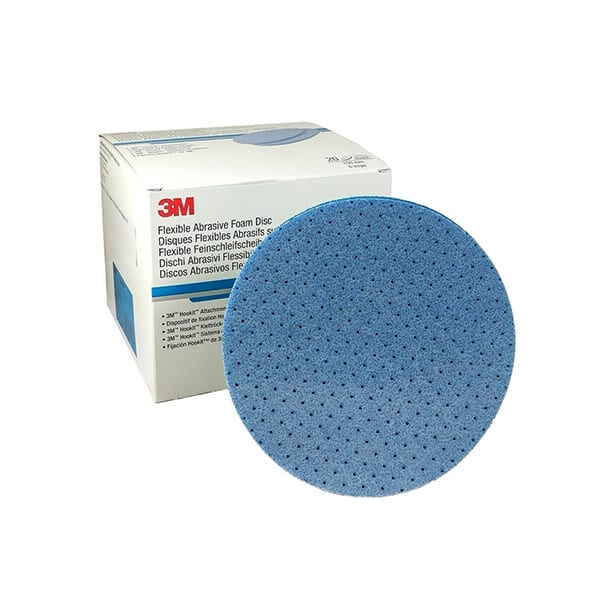 3M P400 150mm Hookit Flexible Abrasive Discs professional product photo ready to upload to shopify