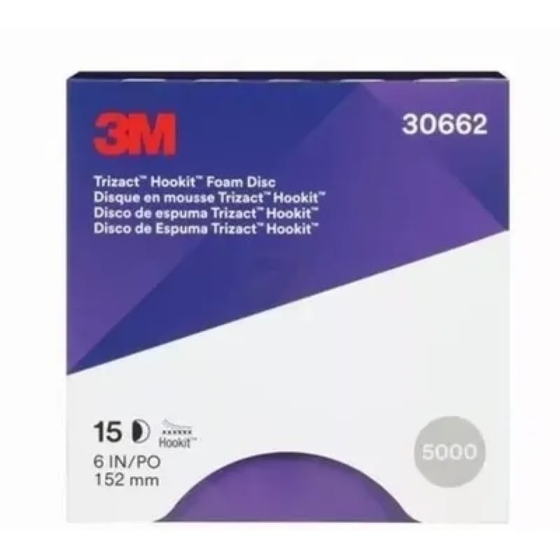 3M P5000 150mm Trizact Discs professional product photo ready to upload to shopify