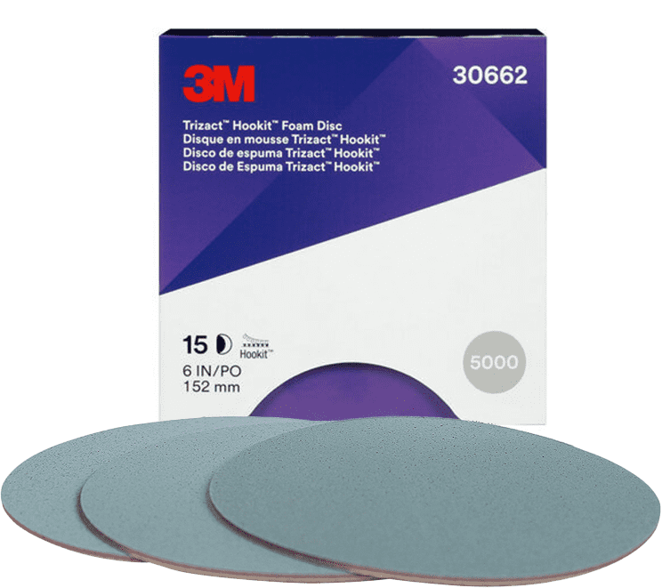 3M P5000 150mm Trizact Discs professional product photo ready to upload to shopify