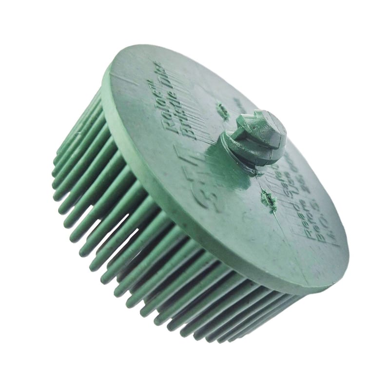 3M Roloc Bristle Disc Green 07524 professional product photo ready to upload to shopify