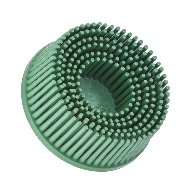 3M Roloc Bristle Disc Green 07524 professional product photo ready to upload to shopify