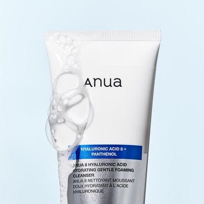 8 Hyaluronic Acid Hydrating Gentle Foaming Cleanser 150ml professional product photo ready to upload to shopify