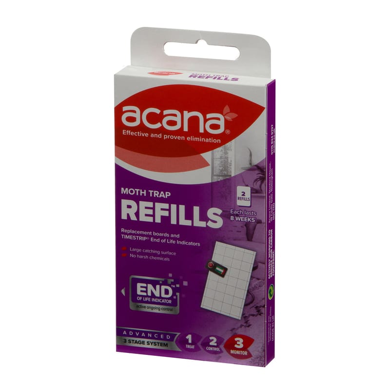Acana Moth Trap Refills 2pk professional product photo ready to upload to shopify