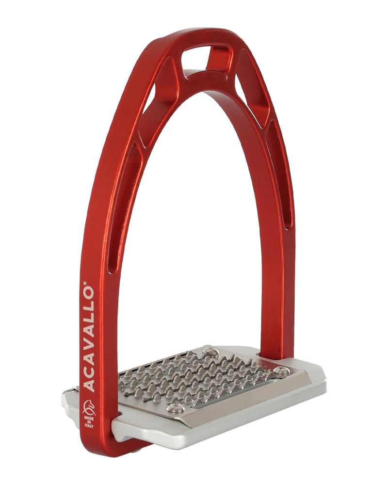 Acavallo Arco Evolution Alupro Aluminium Stirrup professional product photo ready to upload to shopify