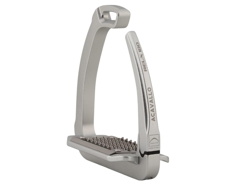 Acavallo Rel-X 180 Stirrup professional product photo ready to upload to shopify
