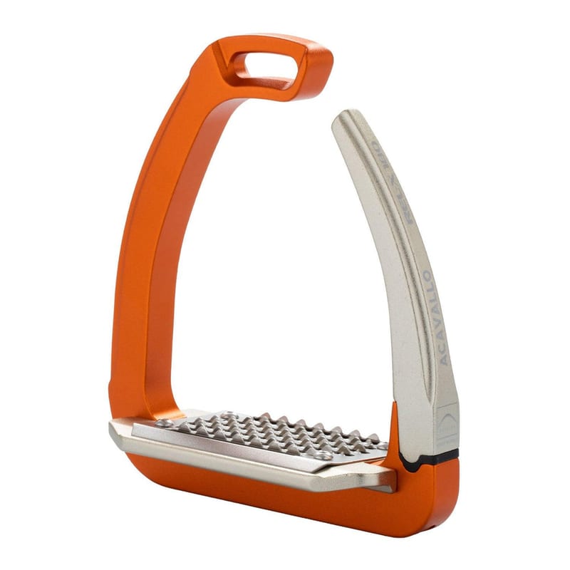 Acavallo Rel-X 180 Stirrup professional product photo ready to upload to shopify