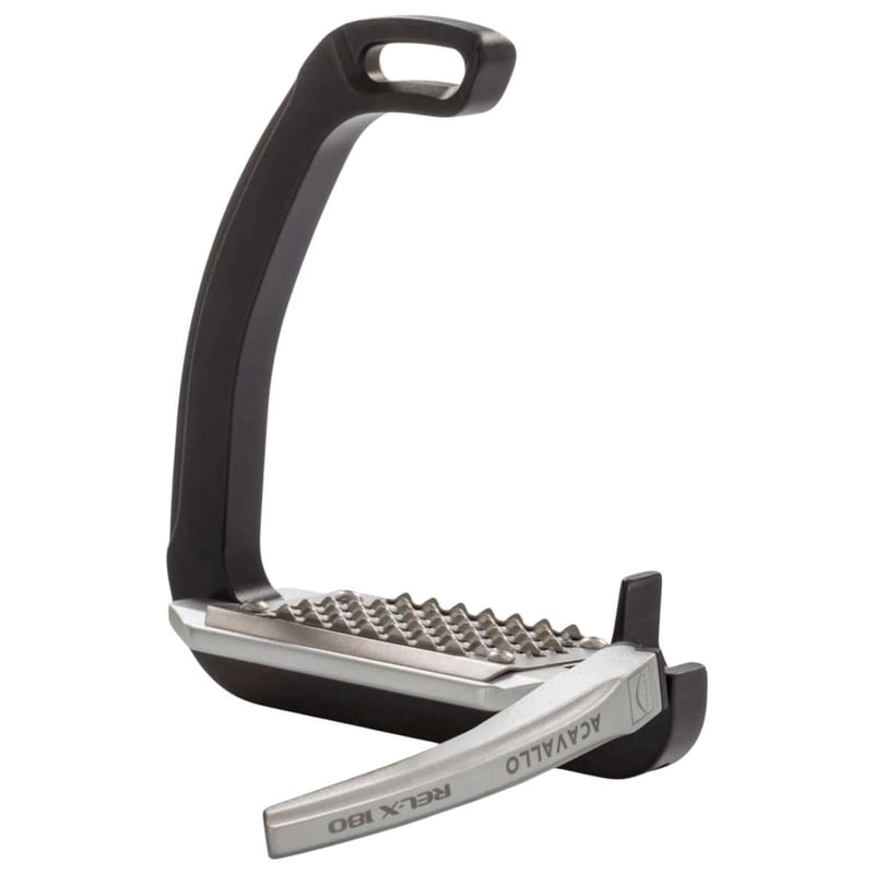 Acavallo Rel-X 180 Stirrup professional product photo ready to upload to shopify