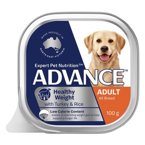 ADVANCE Adult All Breed Healthy Weight Wet Dog Food with Turkey & Rice professional product photo ready to upload to shopify