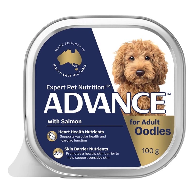 Advance Dog Adult Oodles Wet Dog Food 100g professional product photo ready to upload to shopify