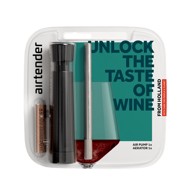 Airtender Wine Aerator professional product photo ready to upload to shopify