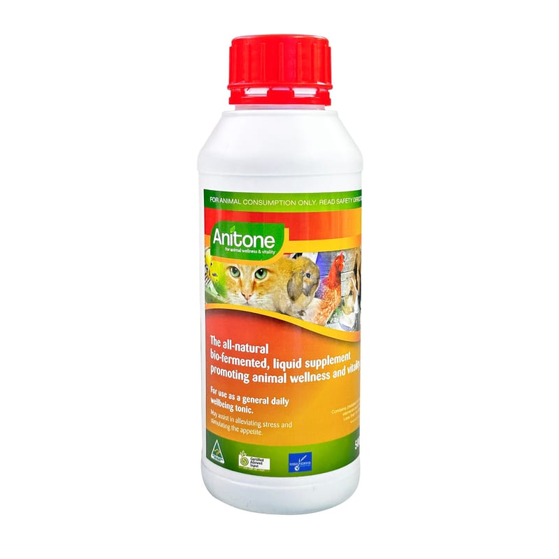 Anitone Wellness and Vitality Liquid Feed Supplement professional product photo ready to upload to shopify