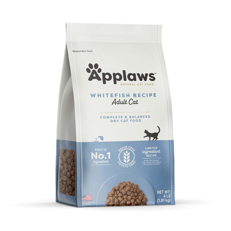 APPLAWS CAT Whitefish Grain Free Dry Food professional product photo ready to upload to shopify