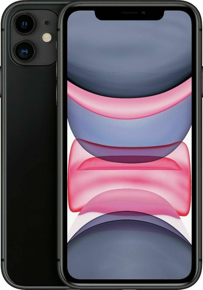 Apple iPhone 11 128GB Black professional product photo ready to upload to shopify