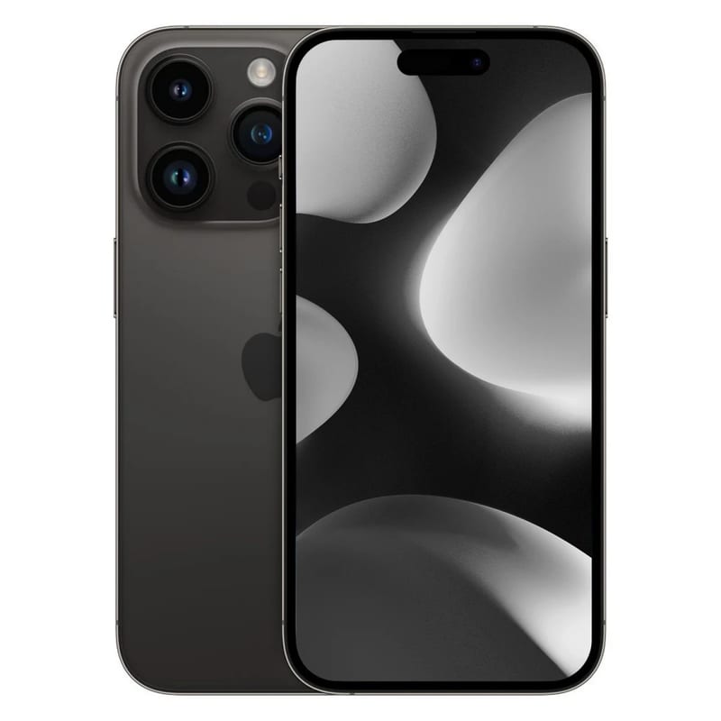 Apple iPhone 14 Pro Max 128GB Space Black professional product photo ready to upload to shopify