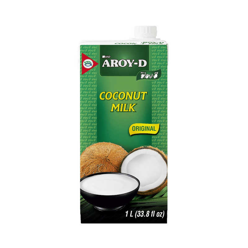 Aroy-D UHT Coconut Cream 1L professional product photo ready to upload to shopify
