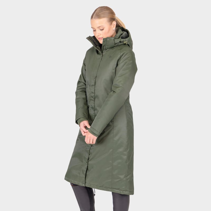 Aubrion Eltar Long Waterproof Riding Coat professional product photo ready to upload to shopify