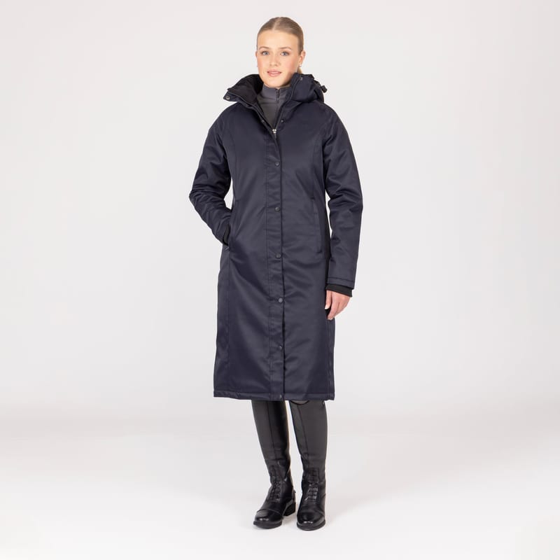 Aubrion Eltar Long Waterproof Riding Coat professional product photo ready to upload to shopify