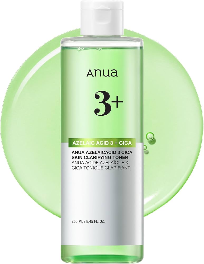 AZELAIC ACID 3 CICA SKIN CLARIFYING TONER 250ml professional product photo ready to upload to shopify