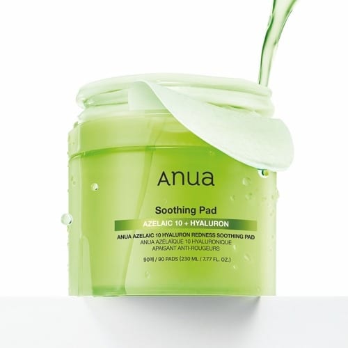 AZELAIC ACID 10 HYALURONIC REDNESS SOOTHING PAD 230ml professional product photo ready to upload to shopify