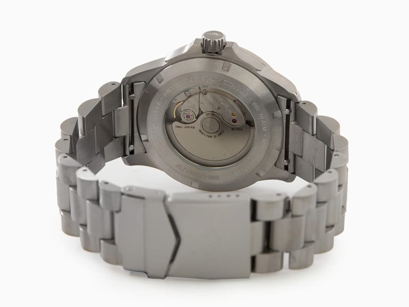 Bauhaus 2868M-5 Aviation Automatisch Titanium GMT Herenhorloge 42mm professional product photo ready to upload to shopify
