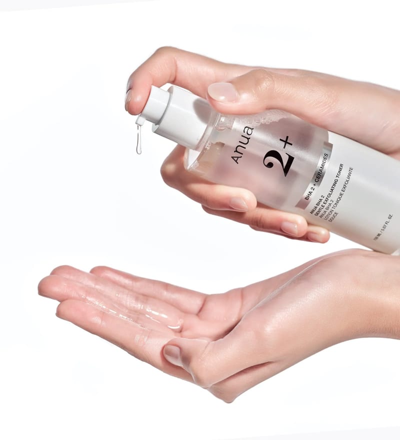 BHA 2 Gentle Exfoliating Toner 150ml professional product photo ready to upload to shopify