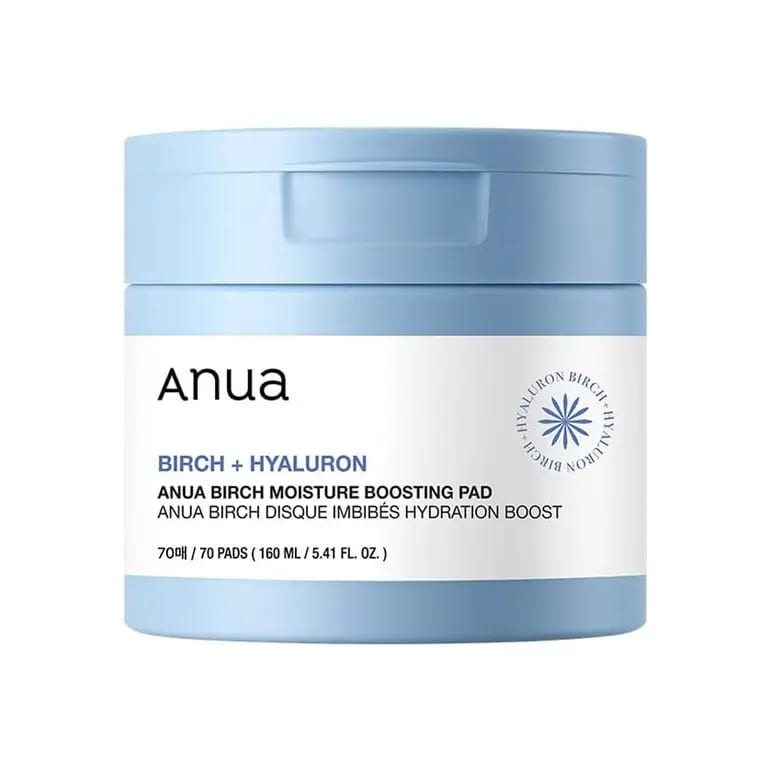 BIRCH MOISTURE BOOSTING PAD 160ml professional product photo ready to upload to shopify