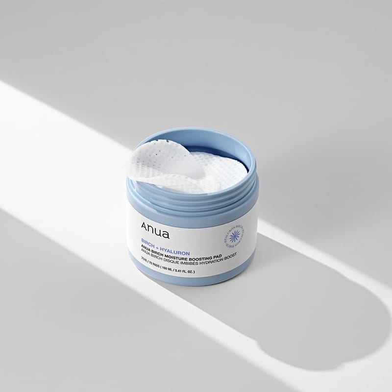BIRCH MOISTURE BOOSTING PAD 160ml professional product photo ready to upload to shopify