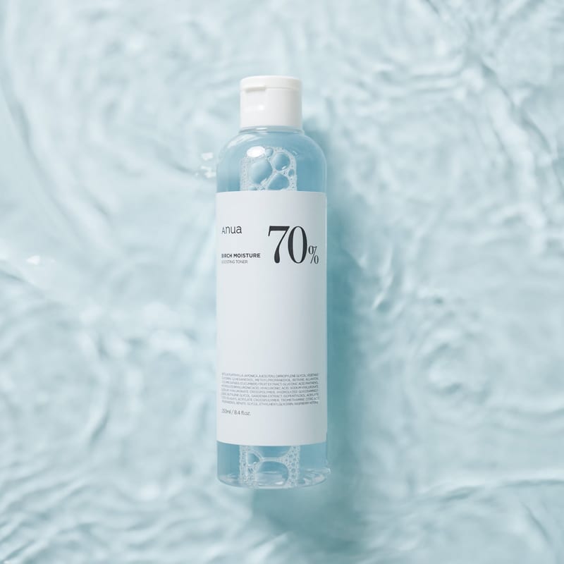 BIRCH MOISTURE BOOSTING TONER 250ml professional product photo ready to upload to shopify