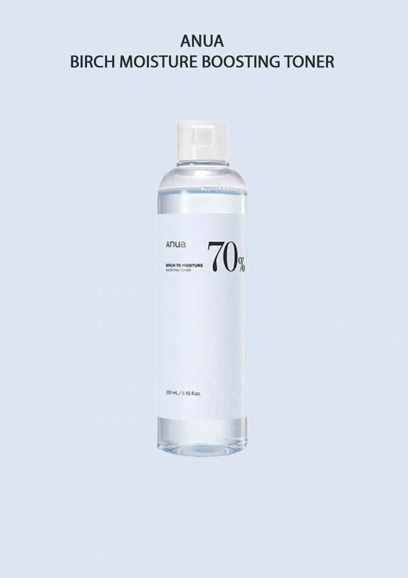 BIRCH MOISTURE BOOSTING TONER 250ml professional product photo ready to upload to shopify