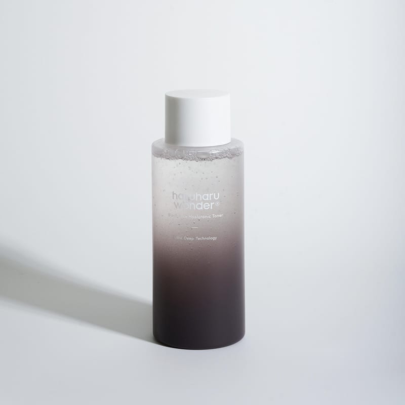 Black Rice Toner 150ml professional product photo ready to upload to shopify