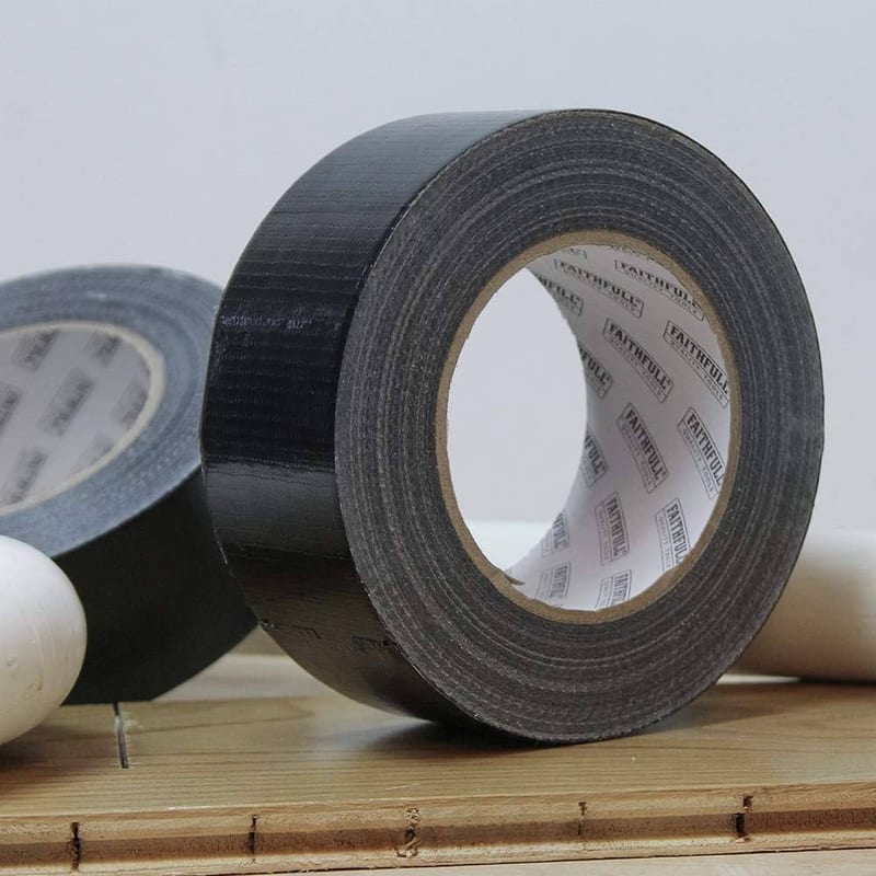 Bostik Gaffer Tape Black 50mm X 50M professional product photo ready to upload to shopify