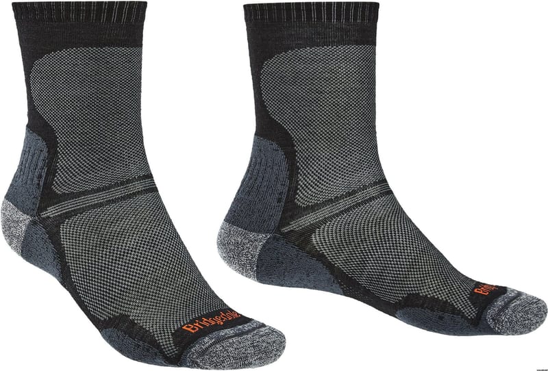 Bridgedale Hike Ultra Light Merino Performance Ankle professional product photo ready to upload to shopify