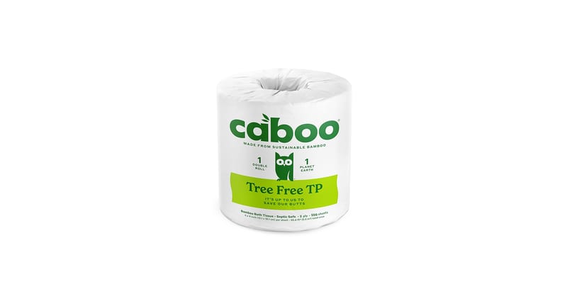 Caboo Bamboo Bathroom Tissue - Single Roll professional product photo ready to upload to shopify