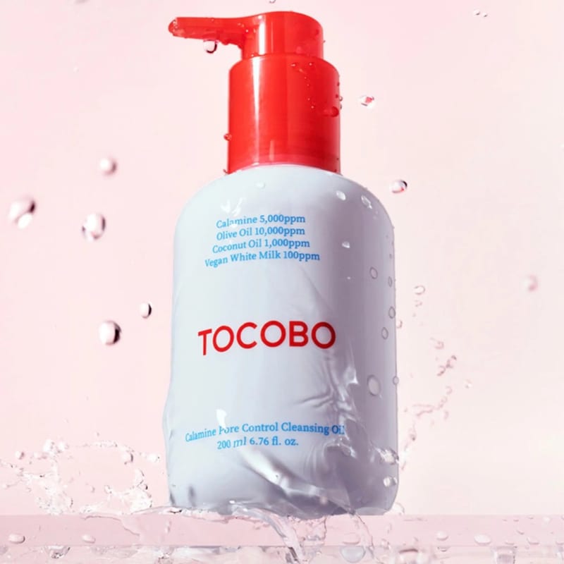 Calamine Pore Control Cleansing Oil 200ml professional product photo ready to upload to shopify