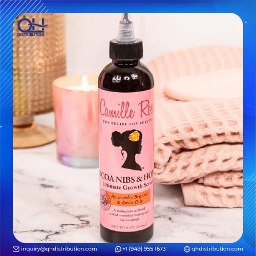 Camille Rose Honey Ultimate Growth Scalp Treatment professional product photo ready to upload to shopify