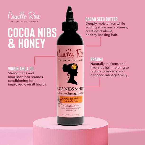 Camille Rose Honey Ultimate Growth Scalp Treatment professional product photo ready to upload to shopify