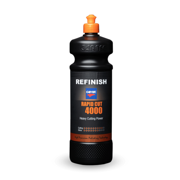 Cartec Rapid Cut 4000 Heavy Cutting Low Dust Compound professional product photo ready to upload to shopify