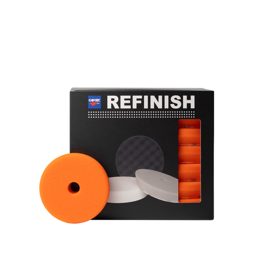 Cartec Unipad Orange 76/90x23mm Rotary & Orbital professional product photo ready to upload to shopify