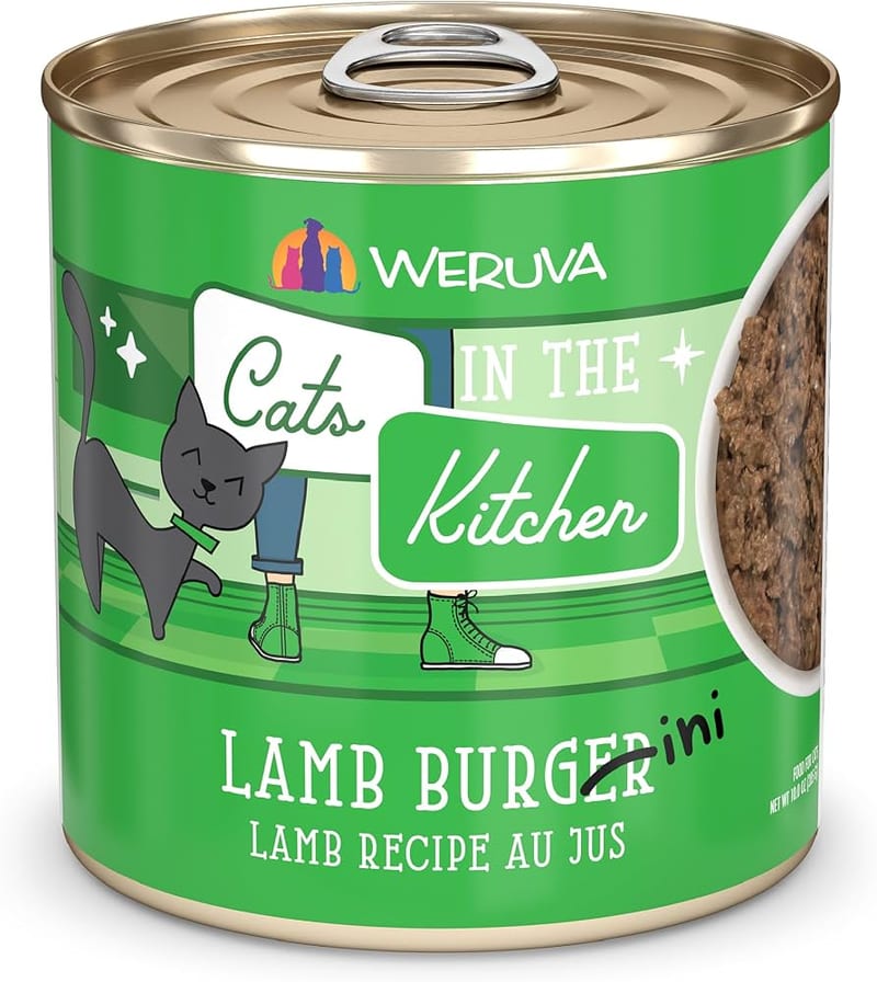 CATS IN THE KITCHEN CAT LAMB BURGERINI 10OZ professional product photo ready to upload to shopify
