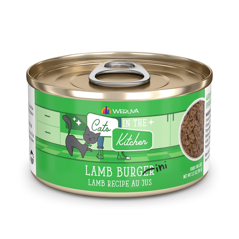 CATS IN THE KITCHEN CAT LAMB BURGERINI 10OZ professional product photo ready to upload to shopify
