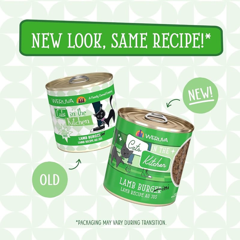 CATS IN THE KITCHEN CAT LAMB BURGERINI 10OZ professional product photo ready to upload to shopify
