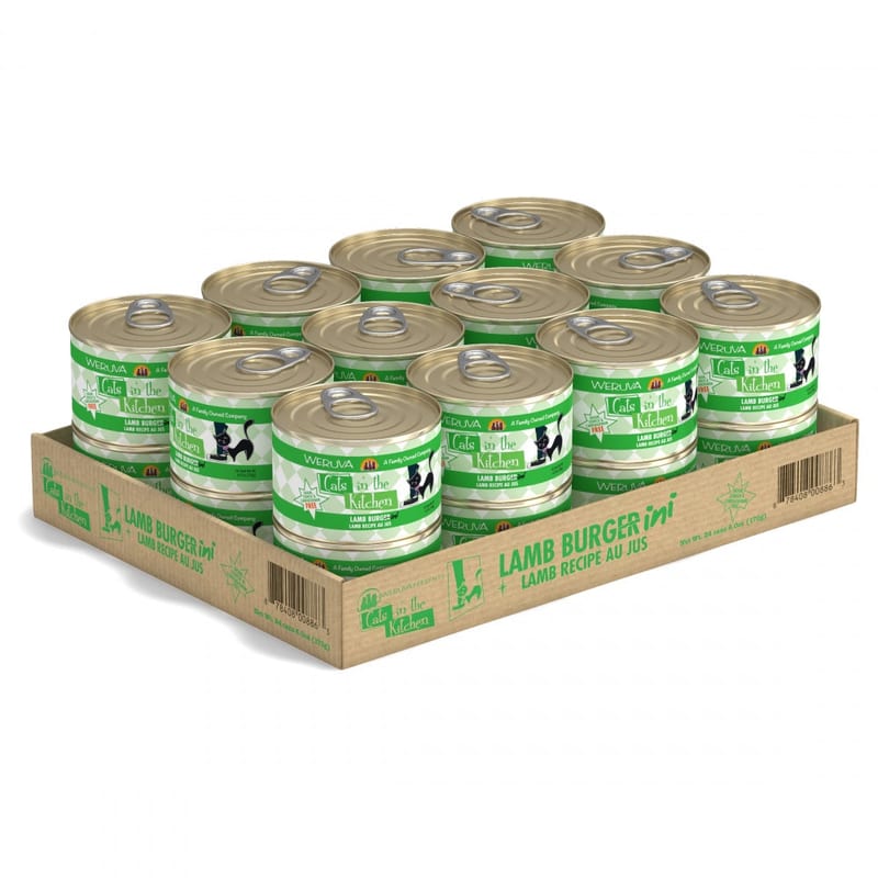 CATS IN THE KITCHEN CAT LAMB BURGERINI 10OZ professional product photo ready to upload to shopify
