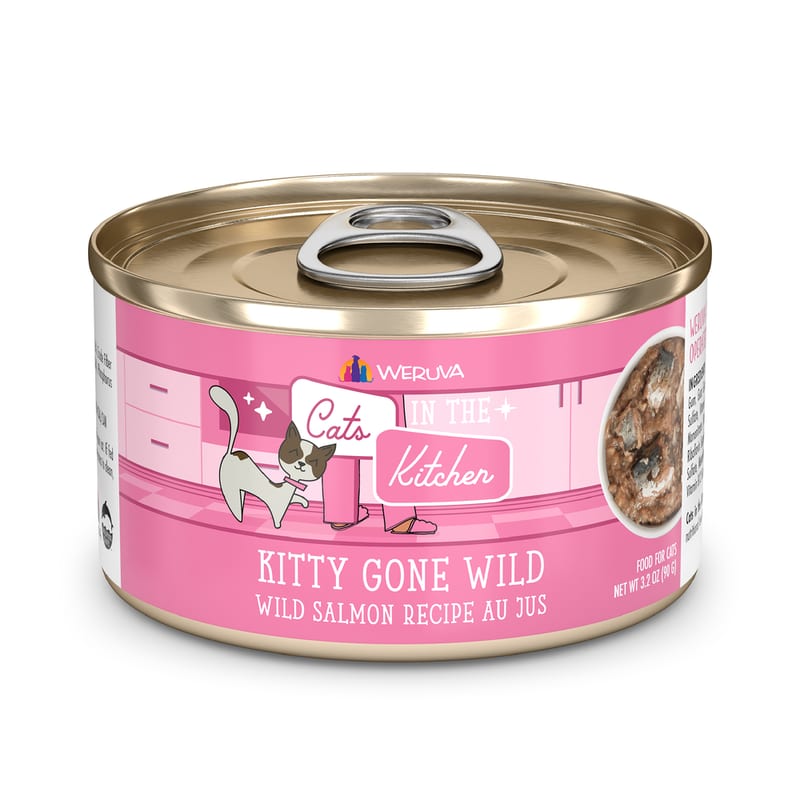 CATS IN THE KITCHEN Kitty Gone Wild 3.2oz professional product photo ready to upload to shopify