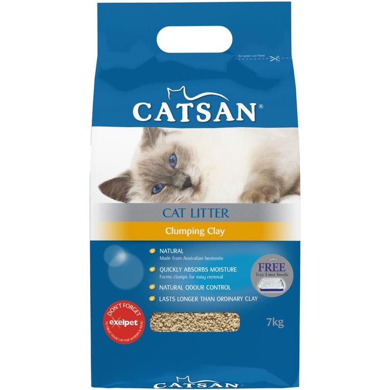 Catsan Ultra Clumping Clay Cat Litter professional product photo ready to upload to shopify