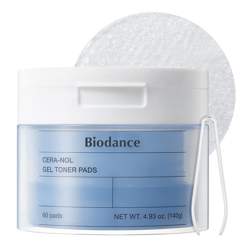 Cera-nol Gel Toner Pads 60 Pads professional product photo ready to upload to shopify