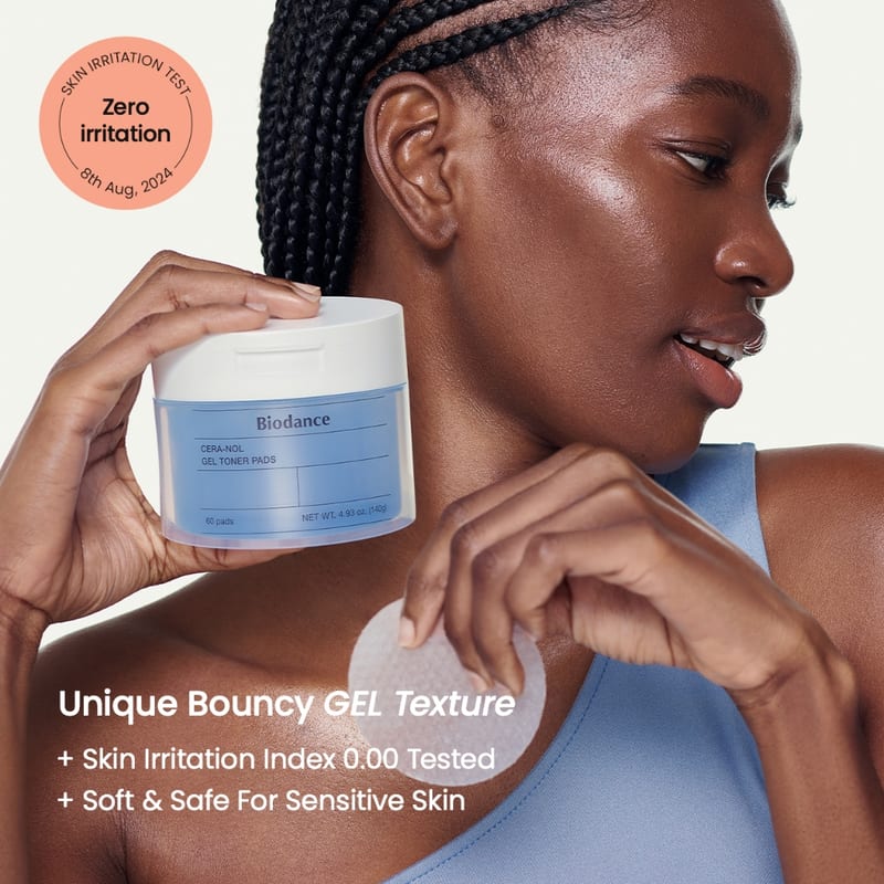 Cera-nol Gel Toner Pads 60 Pads professional product photo ready to upload to shopify