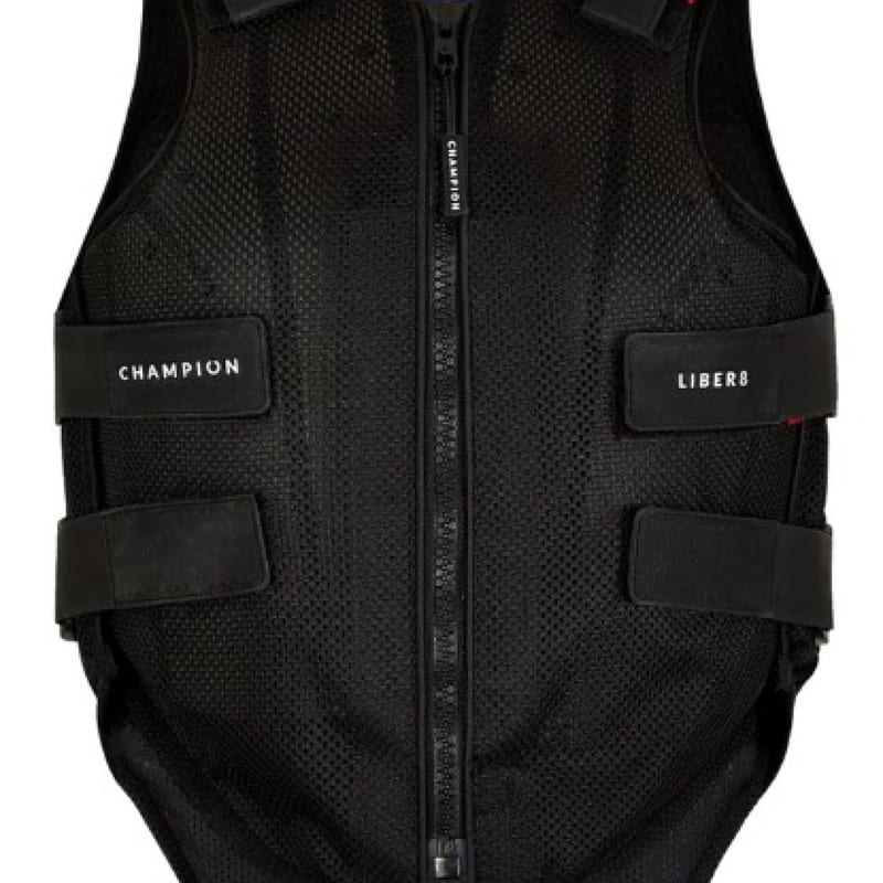 Champion Liber 8 Body Protector - Black professional product photo ready to upload to shopify